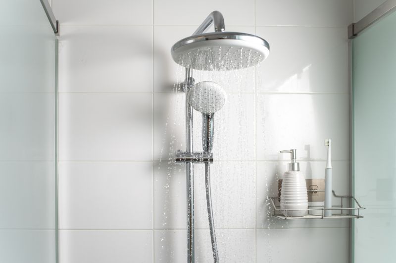 Shower with Rainfall Showerhead