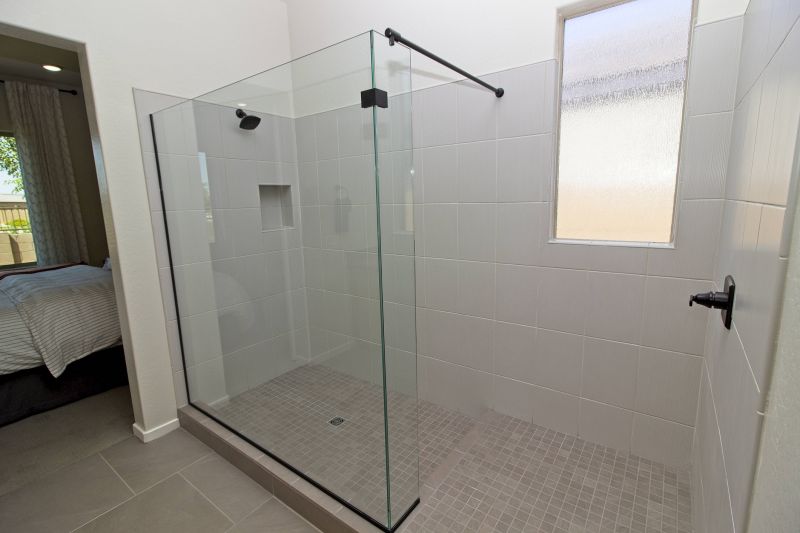 Open Walk-In Shower Design